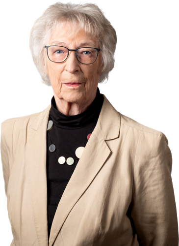 A headshot of Prue Amner