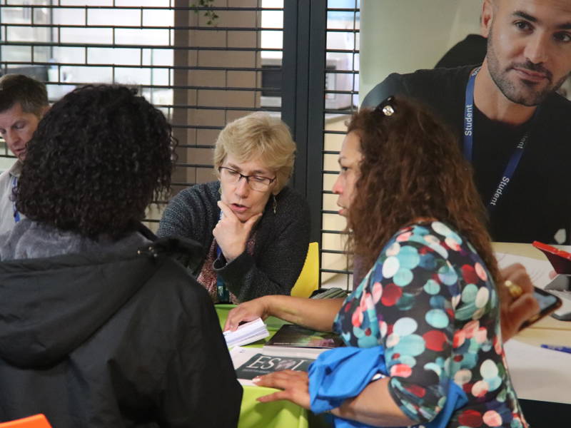 The ESOL team seen at Highbury Campus.