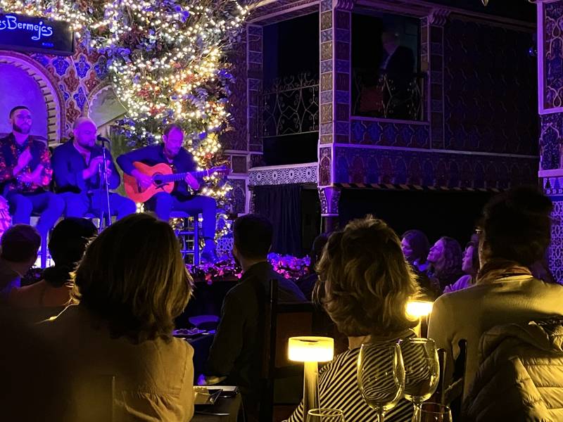 COPC students at a flamenco night.