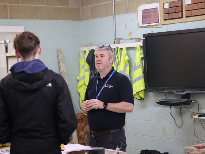 The bricklaying department at North Harbour Campus.