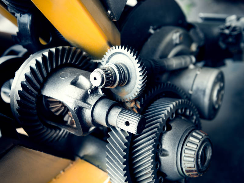 Selection of gears and shafts in engineering workshop